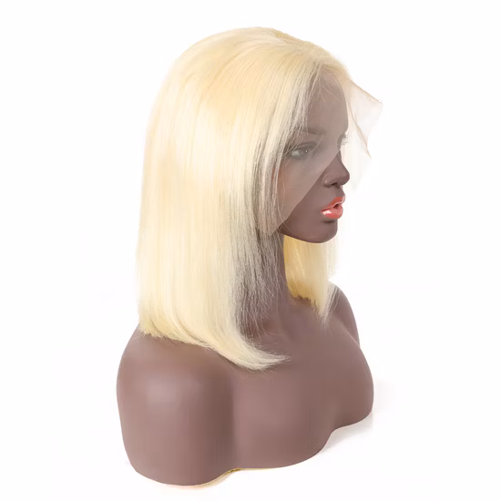 #613 골드 블론드 레이스 가발, 613 컬러 밥 레이스 가발, 직진, 613 HD 풀 레이스 가발, 레이스 정면 클로저, 613 컬러 공급업체용 헤어 번들, 인모 가발